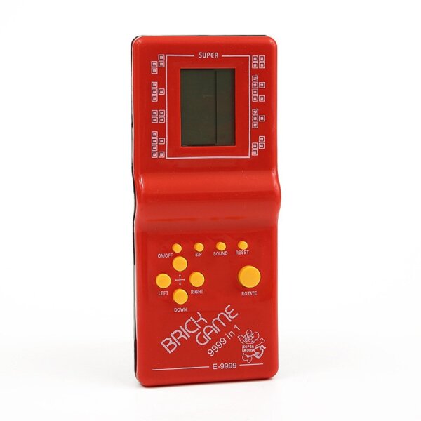 Spielkonsole klassisches elektronisches Taschenspiel für rießen Spaß in Rot