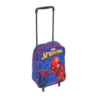 Spiderman Trolley-Rucksack Coole Tasche für Schule und Reisen mit Rollen