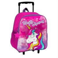 Unicorn Trolley-Rucksack Schultasche und Reisetasche in...