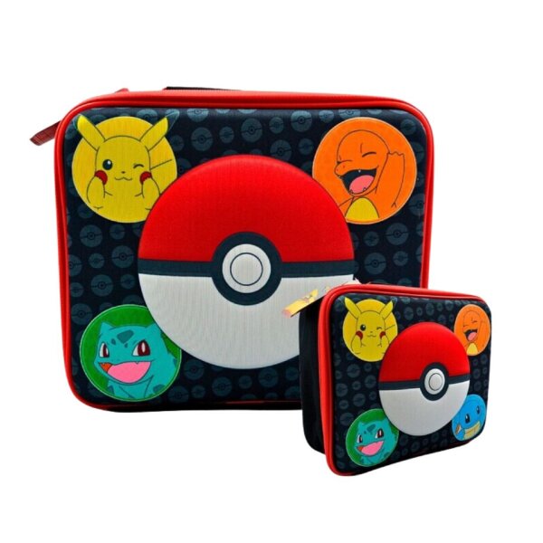 Pokemon Lunchpaket Isolierte Tasche für Schule und Ausflüge