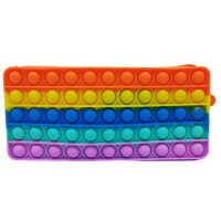 Rainbow Bunt Federmäppchen Ideales Etui für den Schulalltag