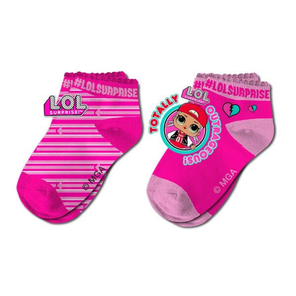 LOL Surprise Socken 2er-Pack Bunte und bequeme Socken für Mädchen