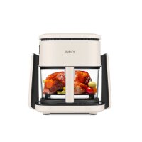 2-in-1 Multifunktionale Heißluftfritteuse AF3 1100W mit Bratpfanne und Brattopf