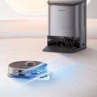 Reinigungsroboter U200 Pro mit Wischfunktion + Lade-/Reinigungsstation – Grau