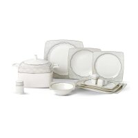 60-teiliges Geschirrset aus Bone China – Eleganz im...