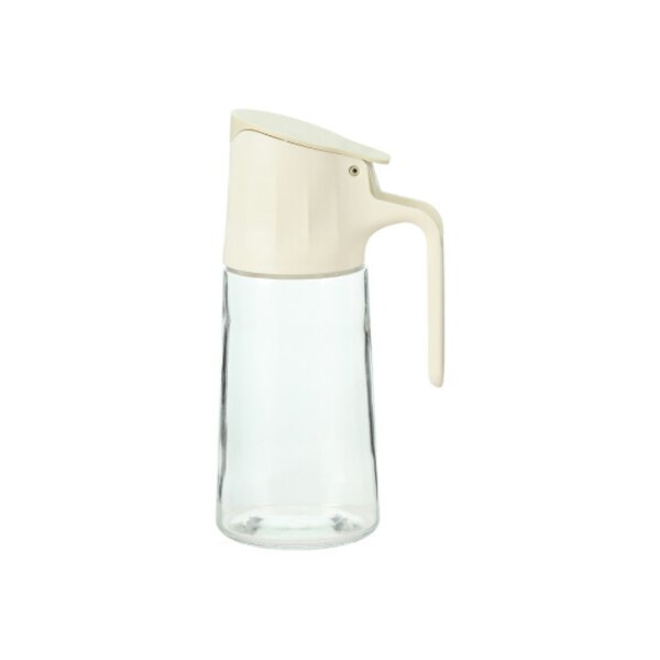 Elegante und Auslaufsichere 500-ml - Öl-, Essig- oder Dressing Flasche aus Glas