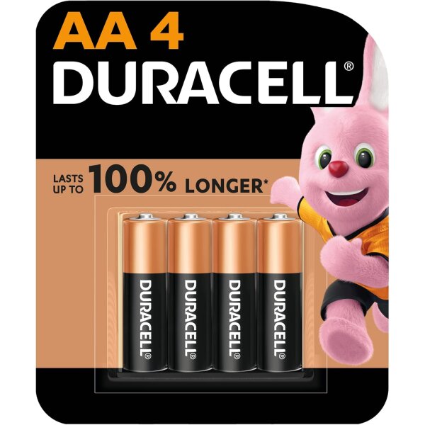 Duracell AA 1,5 V Alkaline Batterien Extra Life Long Power 4er Pack