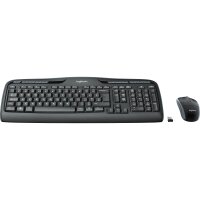 Logitech Tastatur-Maus Set MK330, Wireless, Schwarz