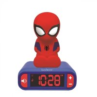 Spiderman Wecker mit Nachtlicht und 3D-Sounds – Superhelden-Aufwachen