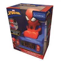 Spiderman Wecker mit Nachtlicht und 3D-Sounds – Superhelden-Aufwachen