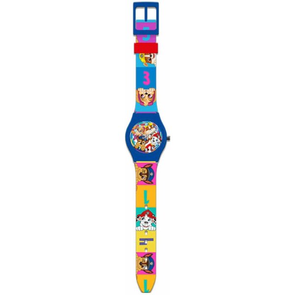 Paw Patrol Uhr für Kinder Polyesterarmband mit praktischem Deckel