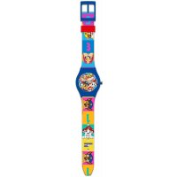 Paw Patrol Uhr für Kinder Polyesterarmband mit praktischem Deckel