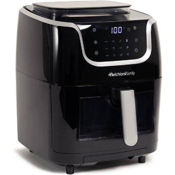 1700W Fritteuse 3in1 mit Dampf  6,5L, 1,3L Wassertank, Touch-Display