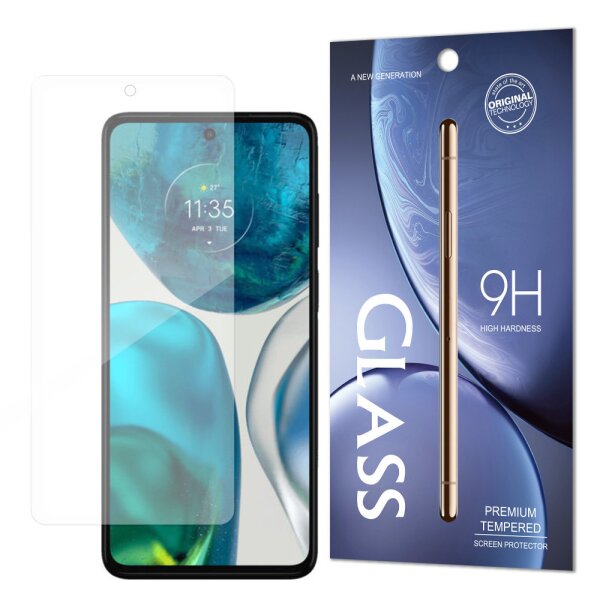 2er Pack Schutzglas 9H kompatibel mit MOTOROLA MOTO G75 Displayschutzfolie