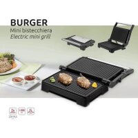 1000W Mini-Elektrogrill Multifunktional mit Antihaftplatten