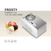 Eismaschine FROSTY Kompressor, 1,5 L...