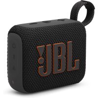 JBL Go 4 in Schwarz – Tragbare Bluetooth-Lautsprecher-Box mit JBL Pro Sound