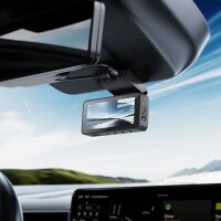 Autokamera mit Display 3,69“ + Rückfahrkamera 2K GPS DV12  in Silbergrau