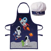 Astronaut Kinder Küchenset – Schürze und...