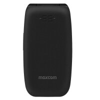 Maxcom Comfort MM828 4G Schwarz Klapphandy mit großem Display, SOS-Taste und 4G-Konnektivität