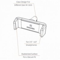 Auto-Lüftungshalter – Perfekt für Smartphones und GPS-Geräte (3,5"-6")