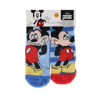 Mickey Mouse Kinder Socken 2er-Pack Flauschige Kuschelsocken