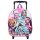 Monster High Trolley-Rucksack 3D Design mit praktischen Rollen und Griff