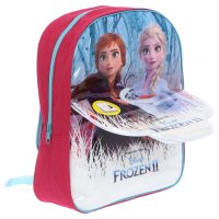 Disney Frozen Dreifach-Panel-Rucksack Schultasche mit drei Fächern