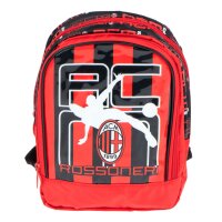 A.C. Milan Fan Rucksack 27 cm Ideal für Schule und Ausflüge mit A.C. Milan-Motiven