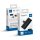 Powerbank 5000 mAh mit integriertem USB-C Stecker 2,1A Schwarz