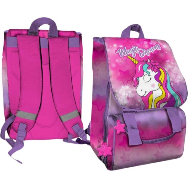 Unicorn Rucksack Bunter Rucksack für Kinder im Einhorn-Stil