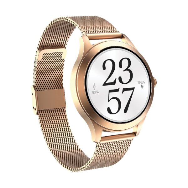 Maxcom Smartwatch FW44 Gold 1,28 Zoll TFT-Display