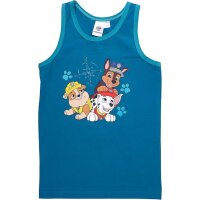 Paw Patrol Unterhemd für Jungen - Kinder Tank Top Unterwäsche Blau (2er Pack)