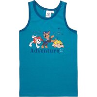 Paw Patrol Unterhemd für Jungen - Kinder Tank Top Unterwäsche Blau (2er Pack)