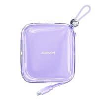 Joyroom 10000 mAh Powerbank USB anschluss und kompatibel mit iPhone Lila