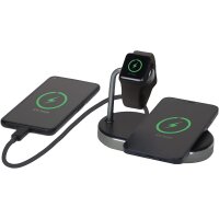 Verbatim Wireless Charger, 3-in-1 Schnellladen schwarz