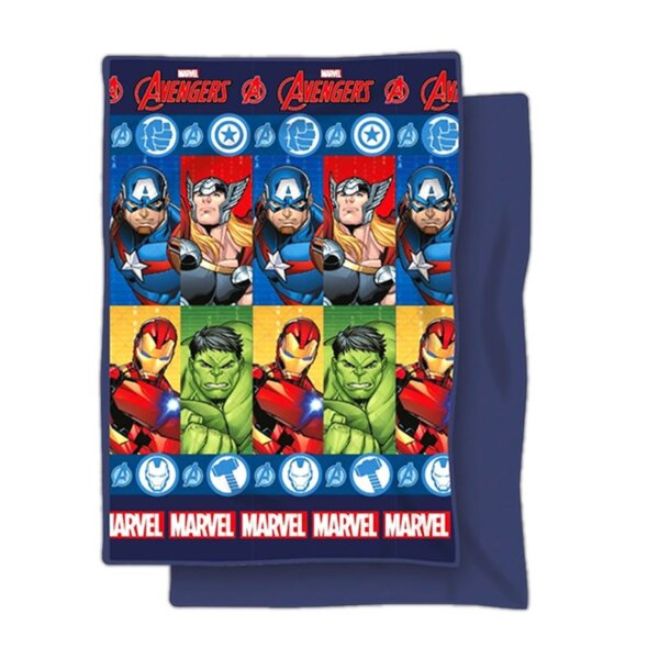 Avengers Tagesdecke 150x250 cm Marvel Steppdecke für Kinderzimmer