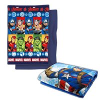 Avengers Tagesdecke 150x250 cm Marvel Steppdecke für Kinderzimmer