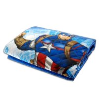 Avengers Tagesdecke 150x250 cm Marvel Steppdecke für Kinderzimmer