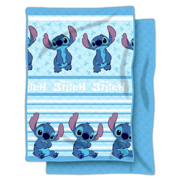 Lilo & Stitch Bettdecke 150x200 cm Perfekte Tagesdecke für Kinderzimmer