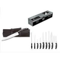 Cheffinger 10-teiliges Messer-Set aus Edelstahl mit...