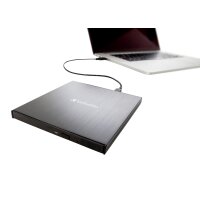 Verbatim Externer USB-C DVD-Recorder – Kompakter Brenner für CD & DVD