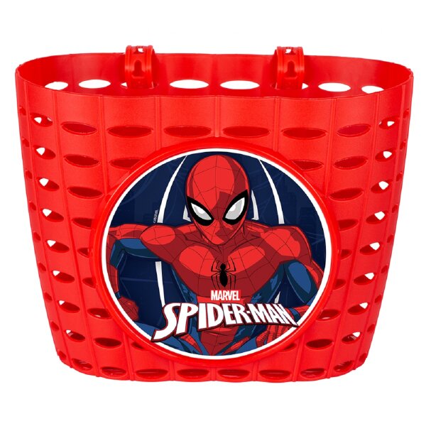 Spiderman Fahrradkorb für Kinder – 20x13x13 cm, ideal für das Lenkerfach