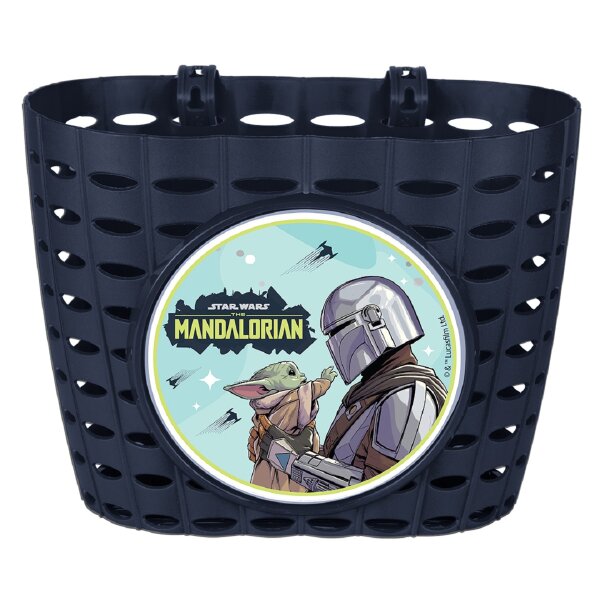 Star Wars Fahrradkorb Mandalorian Korb für Kinder mit praktischer Lenkerbefestigung