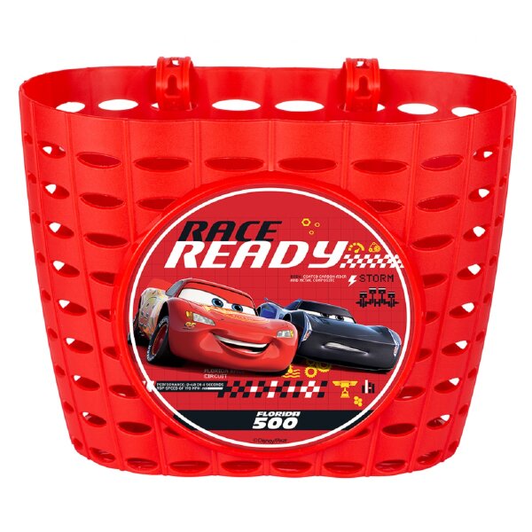 Disney Cars 3 Basket PVC Fahrradkorb für Kinder mit Lightning McQueen