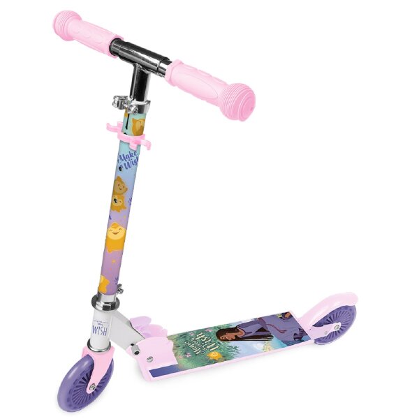 Disney 2-Rad Scooter Wish, Verstellbarer Lenker, Polyurethan Räder