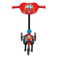 Disney Cars 3-Rad Baby Scooter, Verstellbar, Mit...