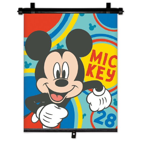 Disney Mickey Mouse Rückziehbarer Auto-Sonnenschutz, einfach zu installieren