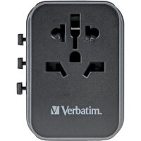 Verbatim Universal-Reiseadapter – Weltweit nutzbar...