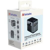 Verbatim Universal-Reiseadapter – Weltweit nutzbar mit USB-C & Quick Charge